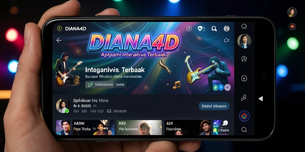 Tampilan gameplay DIANA4D yang penuh warna dan interaktif.