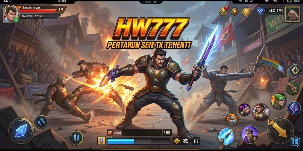 Gameplay seru HW777 dengan aksi pertarungan yang memukau.