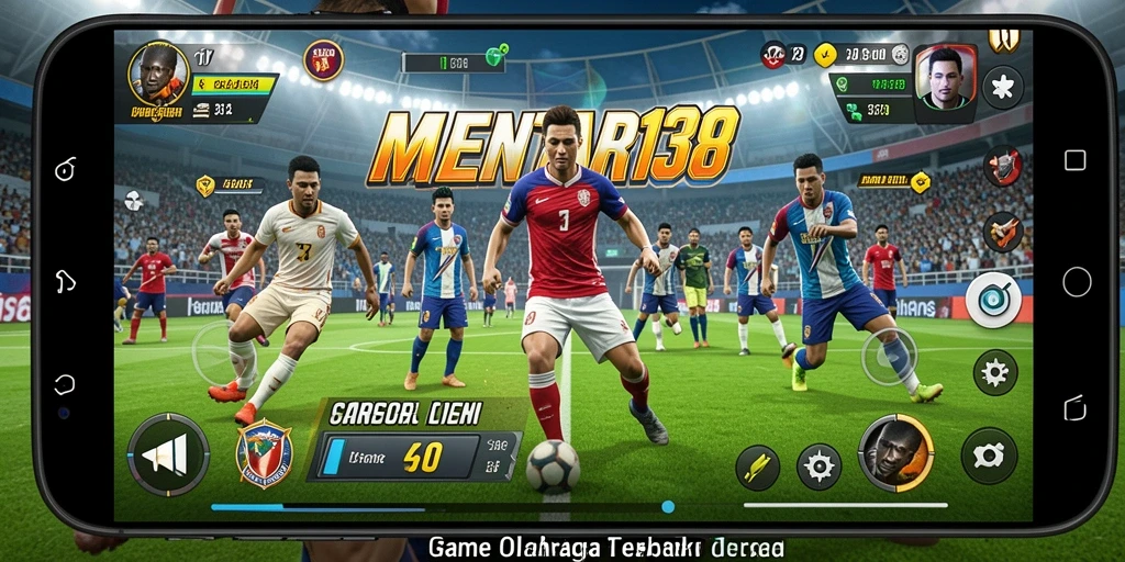 Screenshot utama <strong>MENTARI138</strong> menampilkan aksi seru dalam permainan olahraga.