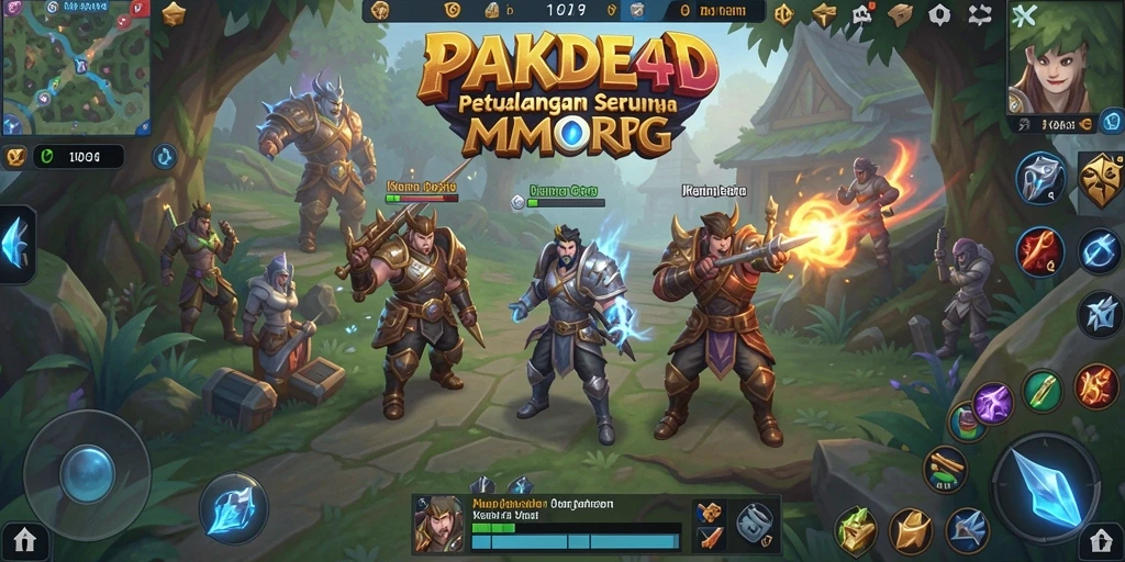 Tampilan gameplay PAKDE4D yang memukau dan mengasyikkan.