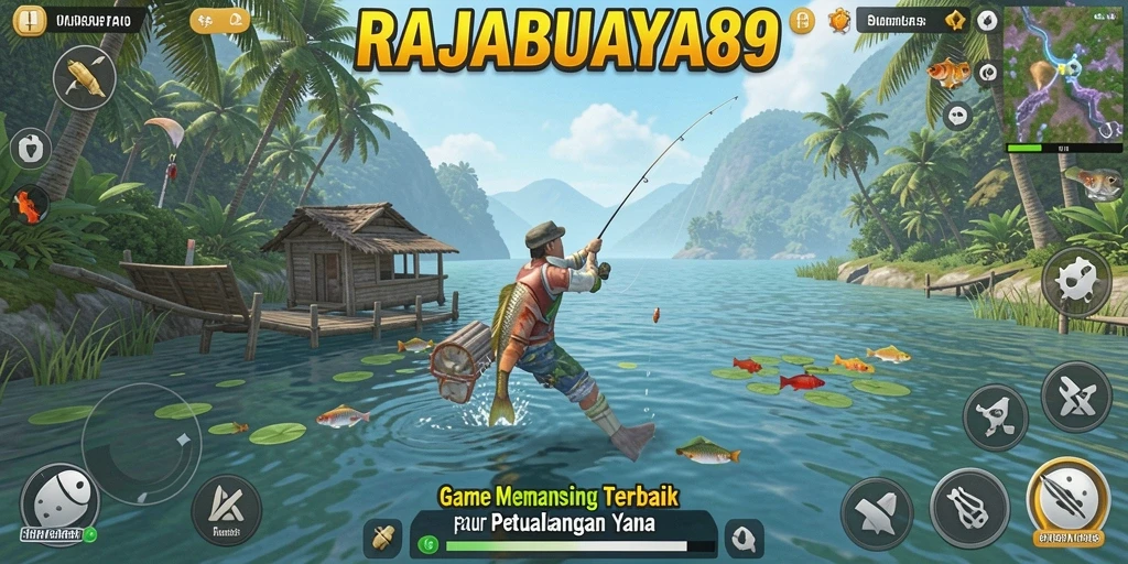 Tangkapan ikan besar dalam gameplay RAJABUAYA89.