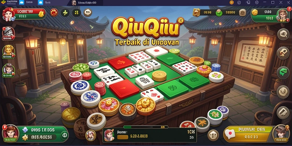 Tampilan gameplay QiuQiu SOBET88 yang menarik dan interaktif.