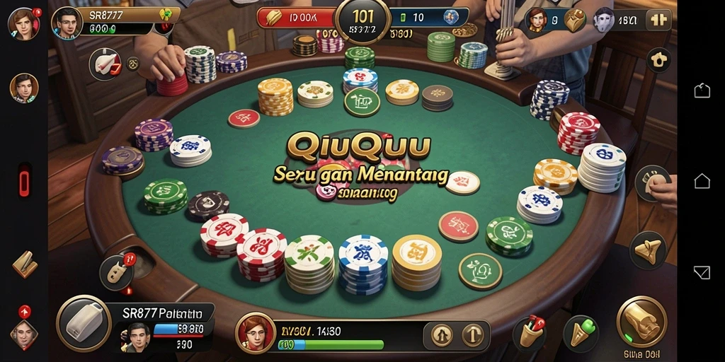 Tampilan gameplay SR877 yang seru dan menantang dalam QiuQiu.
