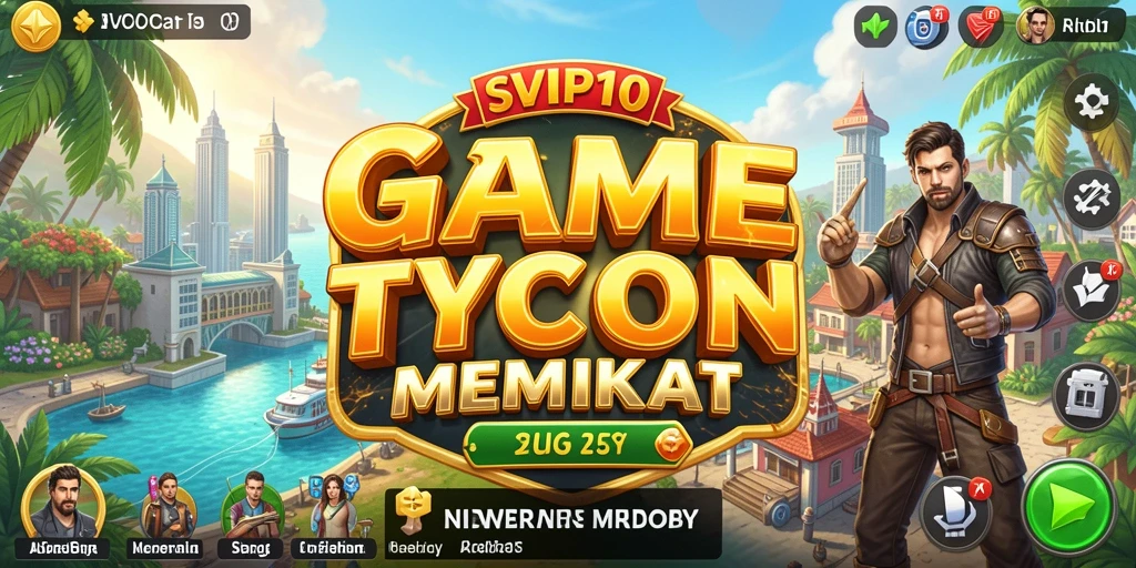 Tampilan gameplay <strong>SVIP10</strong> yang menegangkan dan strategis dalam mengelola bisnis.
