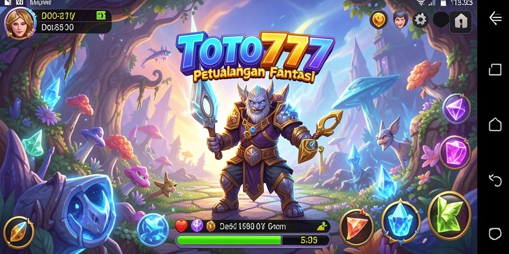Tampilan menakjubkan dari gameplay petualangan TOTO777